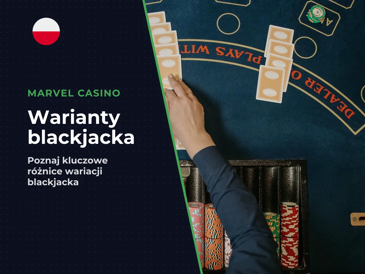 Warianty blackjacka amerykański vs europejski. W
