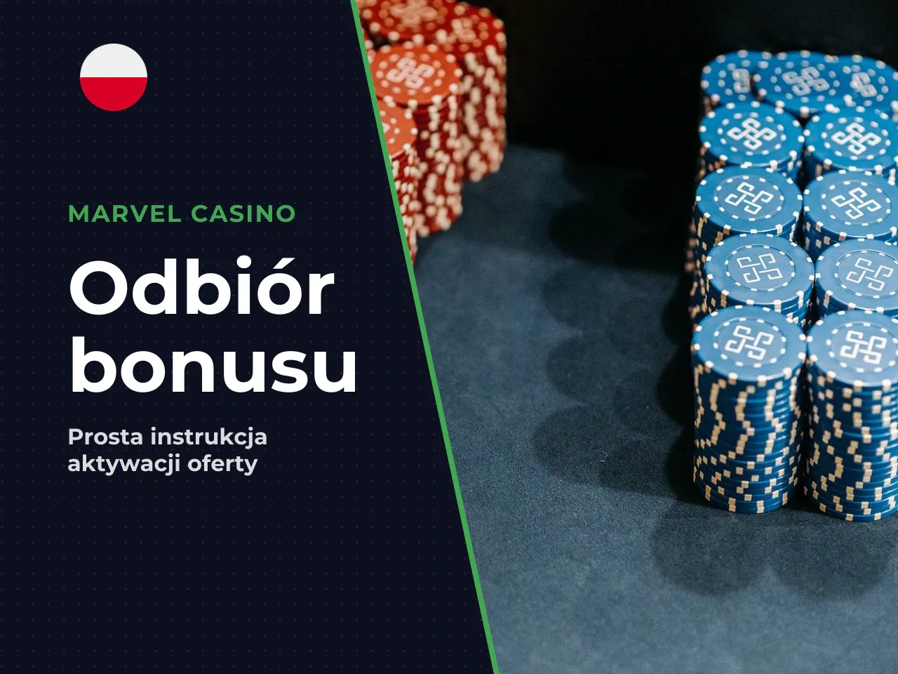 Jak odebrać Marvel Casino bonus krok