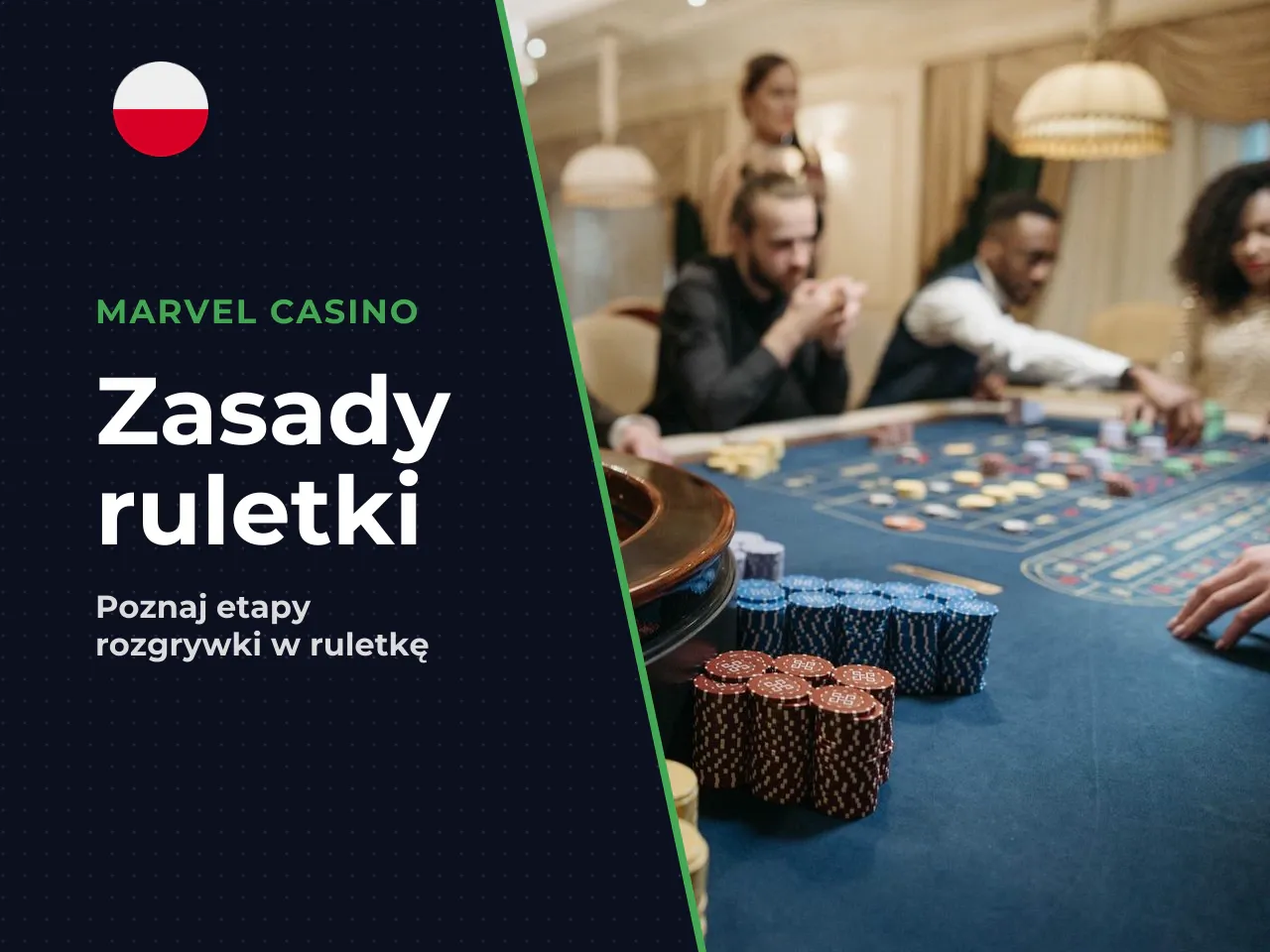 Jak wygląda typowa runda roulette. Standardowa